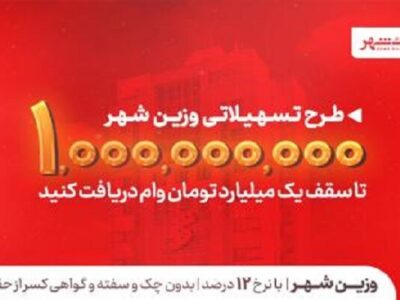 بانک شهر سقف تسهیلات «وزین شهر» را افزایش داد